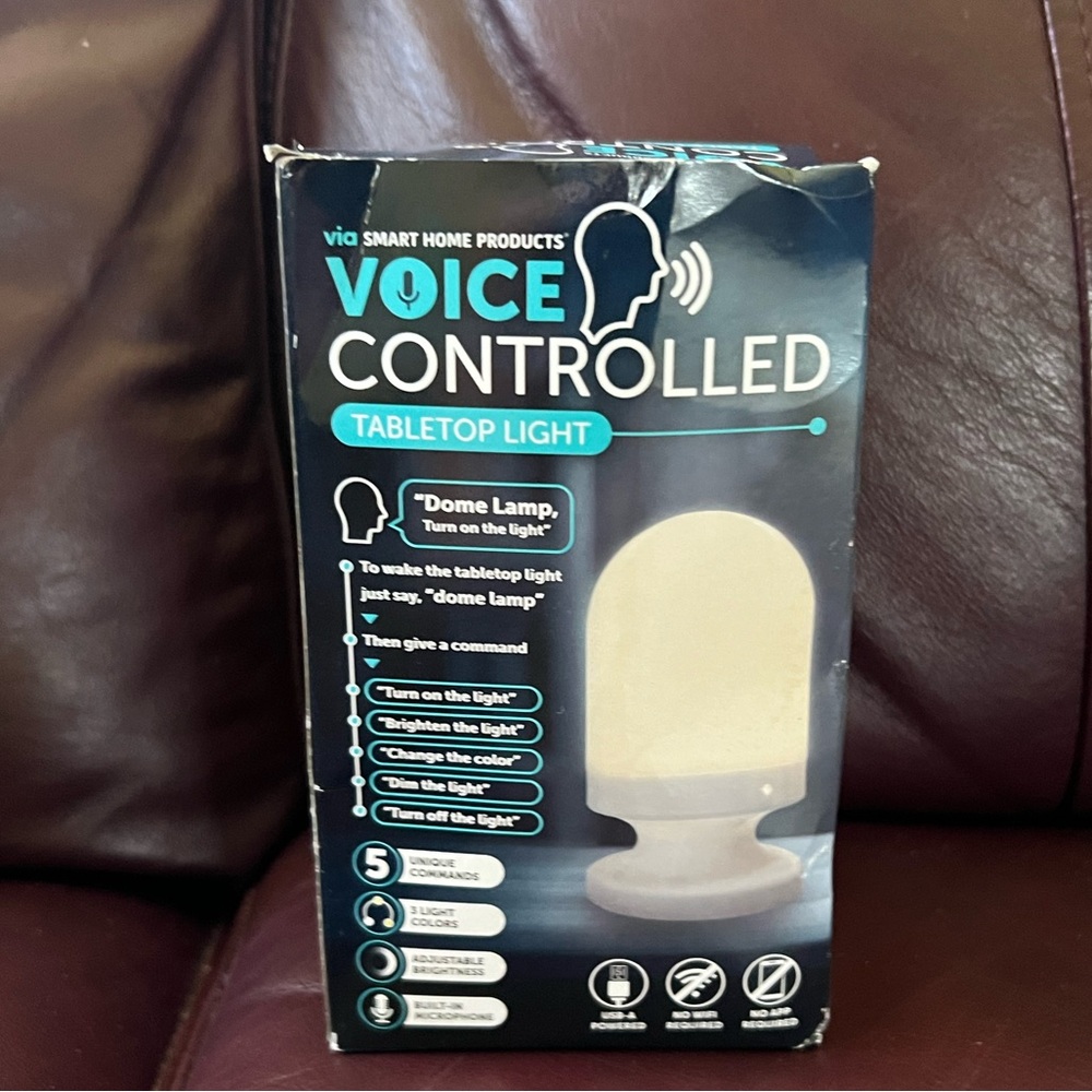 Voice Controlled Tabletop Light